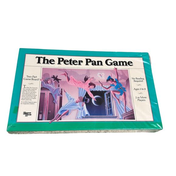 The Peter Pan Game Vintage Sealed University Games - Picture 1 of 4